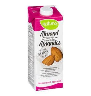 NATURA, BOISSON AUX AMANDES NON SUCRÉES, 946 ML