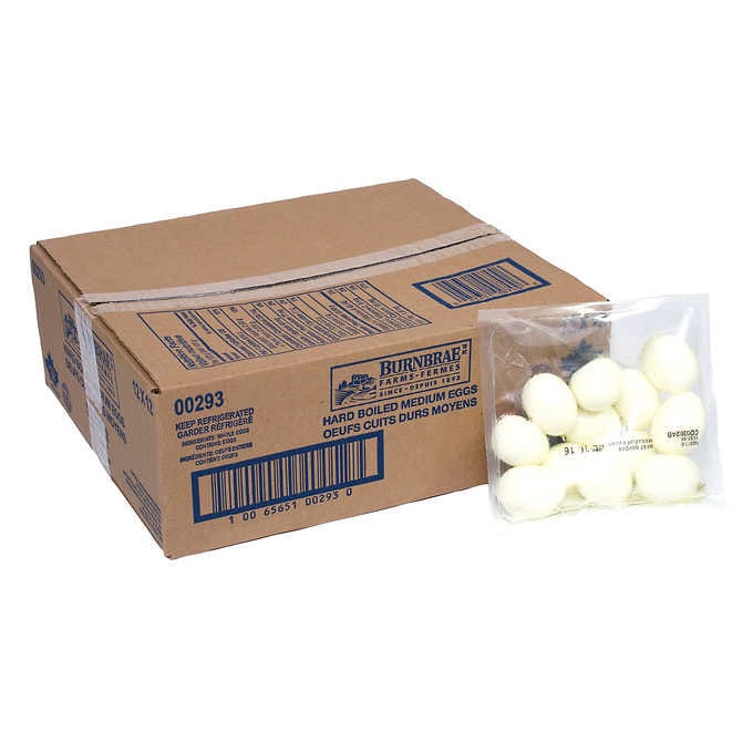 BURNBRAE FARMS ŒUFS DURS, 6 PAQUETS DE 12