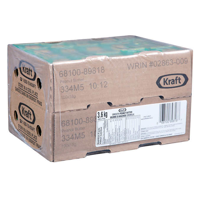 KRAFT, BEURRE D'ARACHIDES, 200X18 G