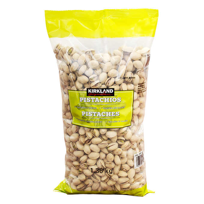 KIRKLAND SIGNATURE CALIFORNIA PISTACHIOS, 1.36KG (3LB)