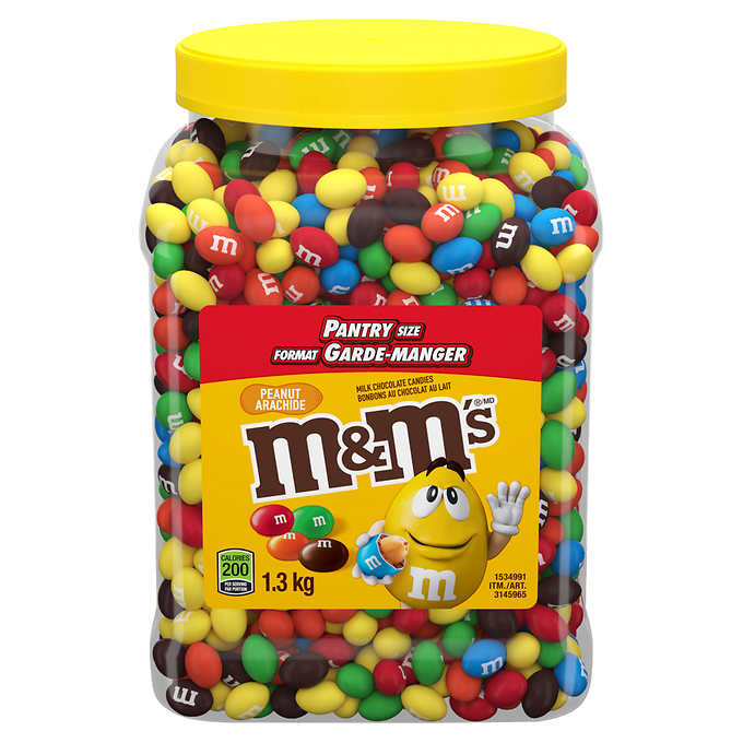 TAILLE DU GARDE-MANGER M&M'S, 1,3 KG