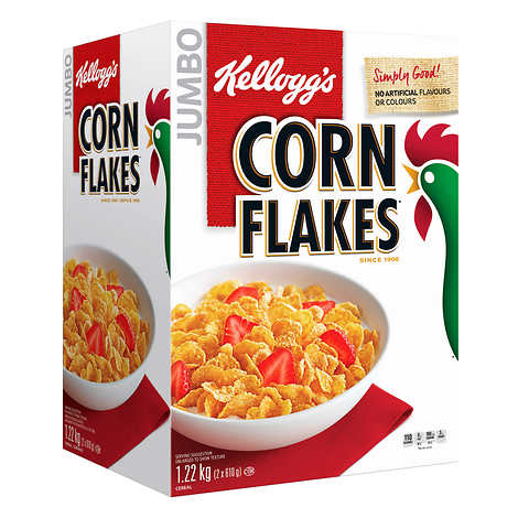 KELLOGG'S CÉRÉALES CORN FLAKES ORIGINALES 1,22KG