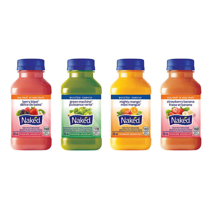 VARIÉTÉ DE SMOOTHIE AU JUS NU, 12 X 296ML