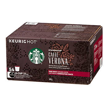 STARBUCKS VERONA CAFÉ K-CUP DOSES, PAQUET DE 54