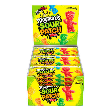 MAYNARDS SOUR PATCH ENFANTS, 18 X 60G