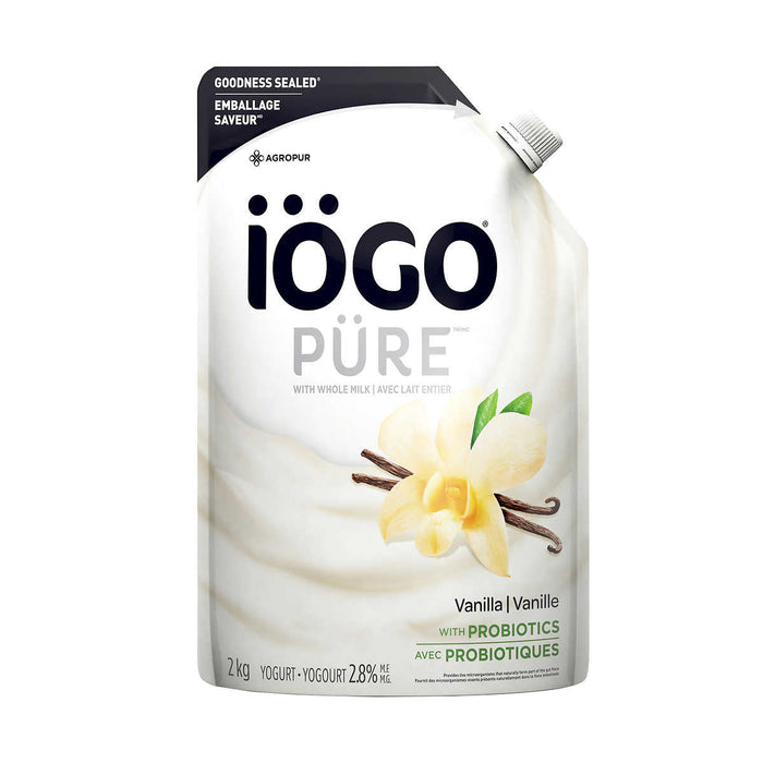 IÖGO, YAOURT VANILLE 1,5%, 2 KG