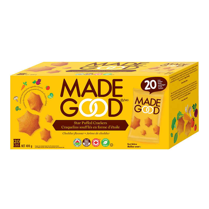 MADE GOOD, CRACKERS AU FOUR, 20 X 20 G