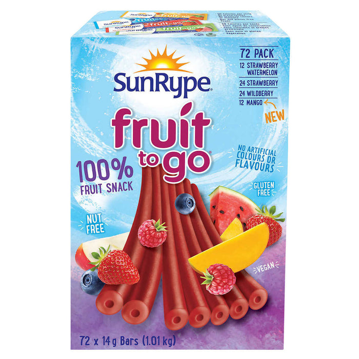 SUNRYPE FRUIT TO GO, 72 X 14 G