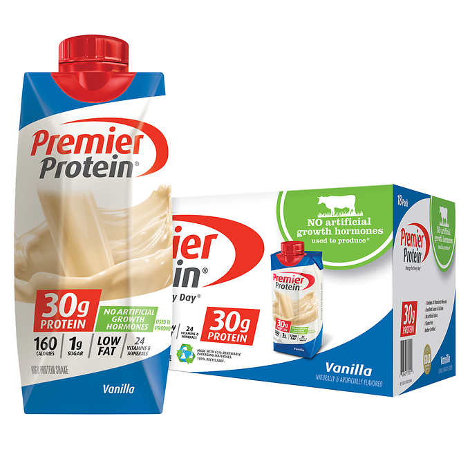 Premier Protein, Shake à la Vanille - 18 x 325ml