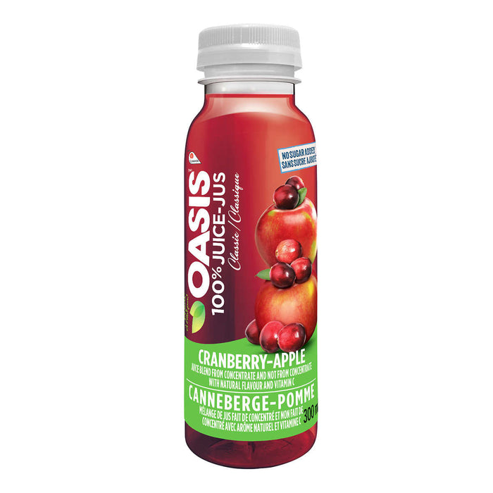 JUS DE POMME CANNEBERGE OASIS, 24 X 300ML