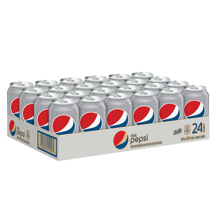 DIET PEPSI, 24 x 355 ML