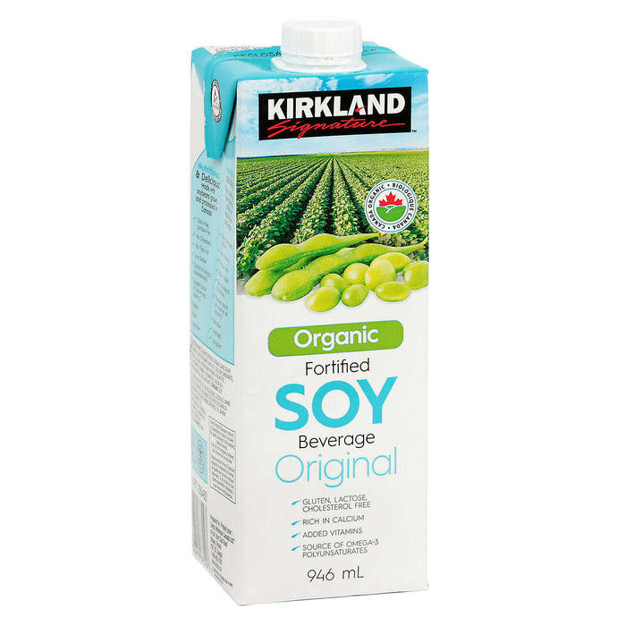KIRKLAND SIGNATURE, BOISSONS AU SOYA BIOLOGIQUE, 6 X 946 ML