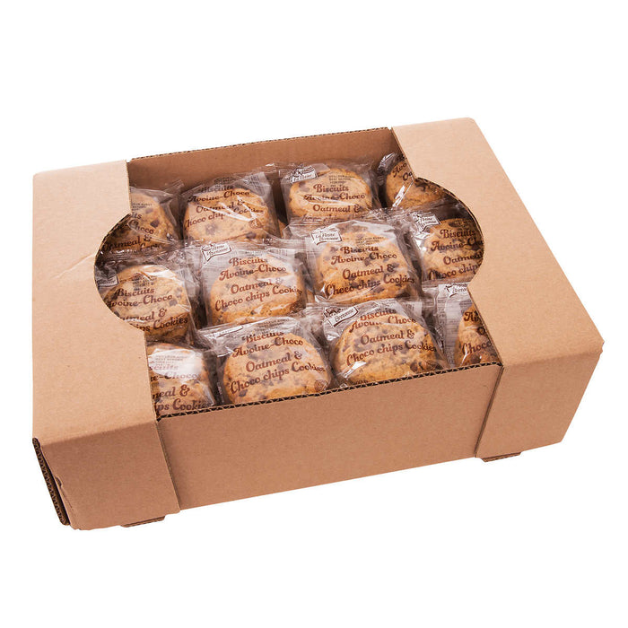 LA PETITE BRETONNE, BISCUITS À L'AVOINE ET AUX PÉPITES DE CHOCOLAT 36 x 100 G