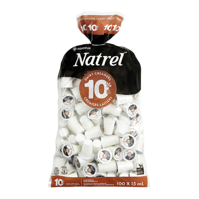 NATREL CRÈME LAITIÈRE 10%, 100 X 15 ML