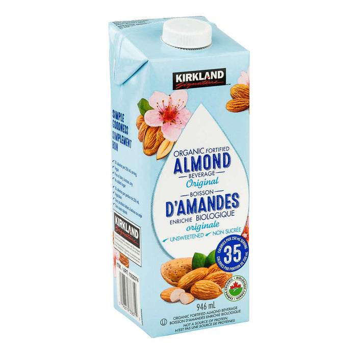 BOISSON AUX AMANDES BIOLOGIQUE KIRKLAND SIGNATURE, 6 X 946 ML