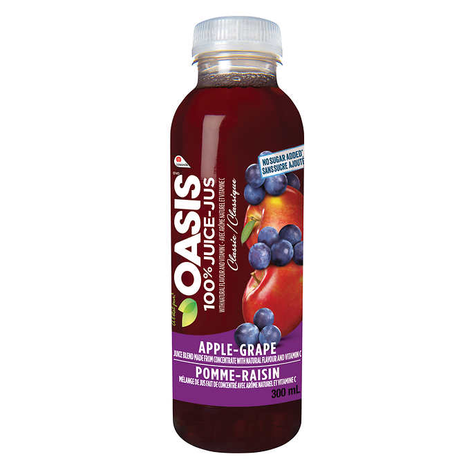 JUS DE POMME RAISIN OASIS, 24 X 300ML