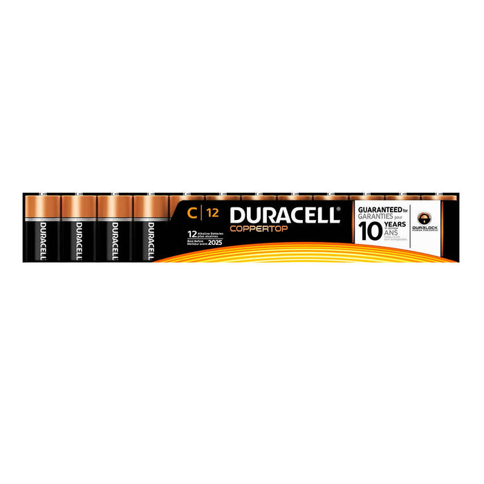 DURACELL, PILES C, 12 UNITÉS