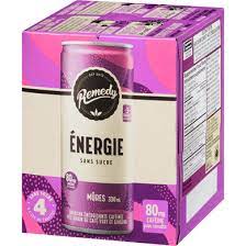 REMÈDE KOMBUCHA, MÛRE, 4x330 ML