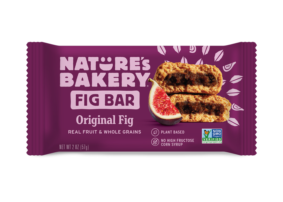 NATURE'S BAKERY, BARRES ORIGINALES AUX FIGUES, 6 X 57 G