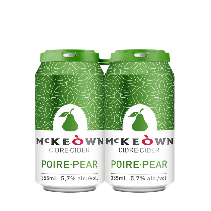 MCKEOWN CIDRE POIRE, 5.7%, 4X355 ML