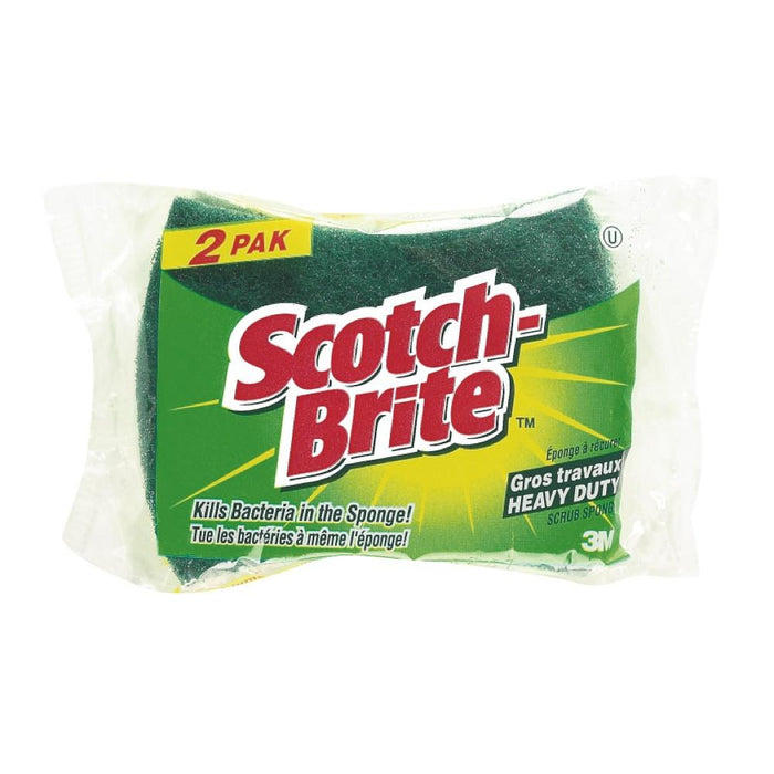 3M SCOTCH BRITE SCRUB SPONGE HEAVY DUTY 2S 2 U