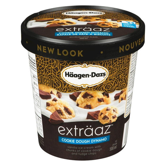 HAAGEN DAZS, COOKIE DOUGH ICE CREAM, 500 ML