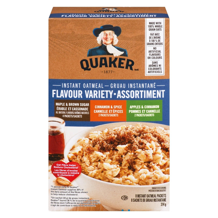 QUAKER OATMEAL INSTANT REGULAR 10S 280 G