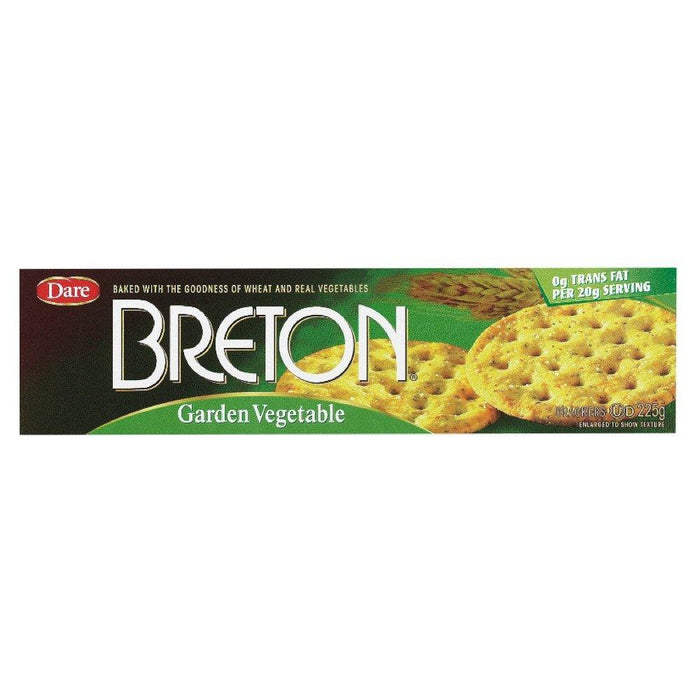 DARE BRETON CRAQUELINS LÉGUMES JARDIN 225 G