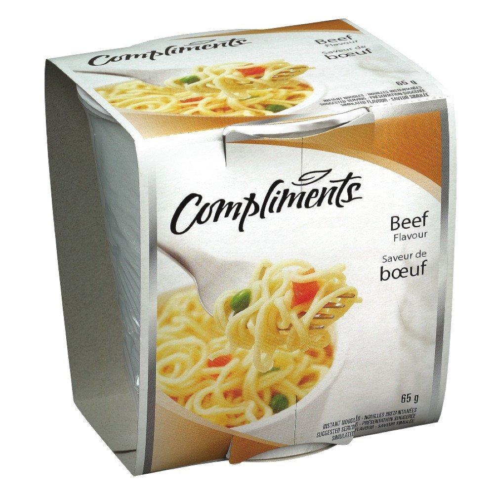 COMPLIMENTS NOODLES BEEF 65 G — Nuvo Express