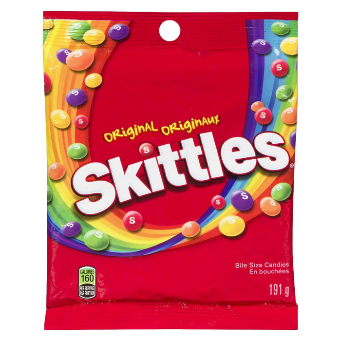 SKITTLES CANDIES BITE SIZE ORIGINAL 191 G