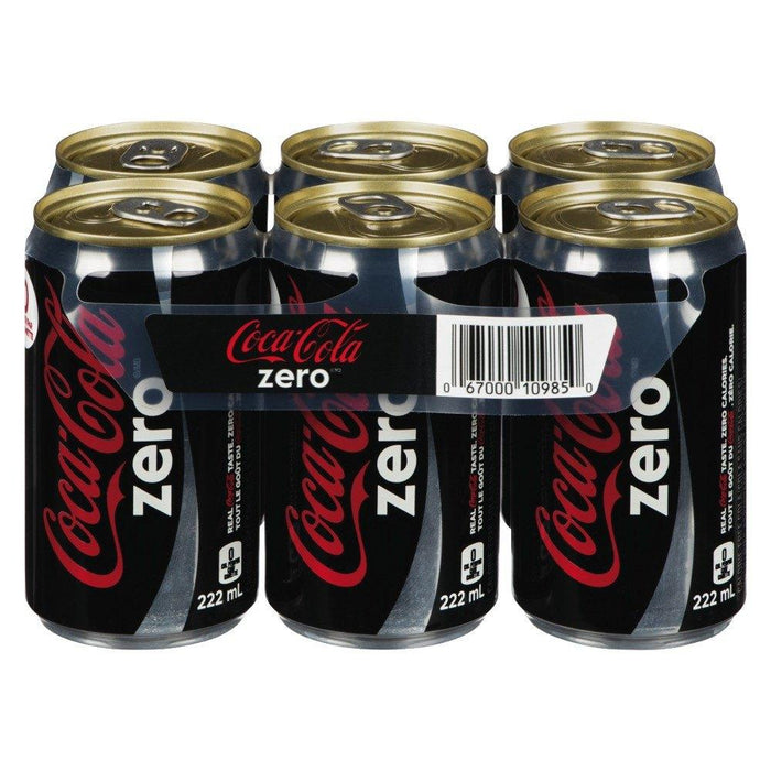 COKE COKE ZÉRO 6x222 ML