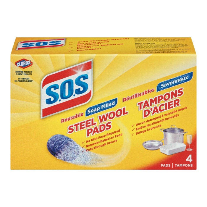 SOS TAMPON D'ACIER SAVONNEUX 4 UN