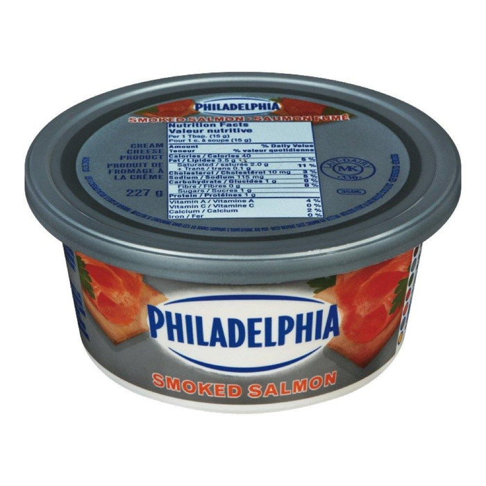 PHILADELPHIA FROMAGE À  LA CRÈME SAUMON FUMÉ 227 G