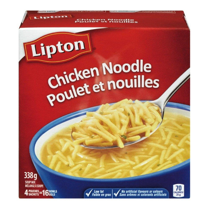 LIPTON SOUPE POULET ET NOUILLES 338 G