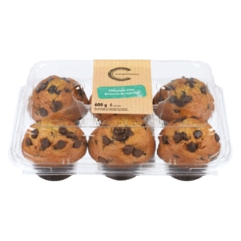 COMPLIMENTS MUFFINS CHOCOLATE CHIP. 600G