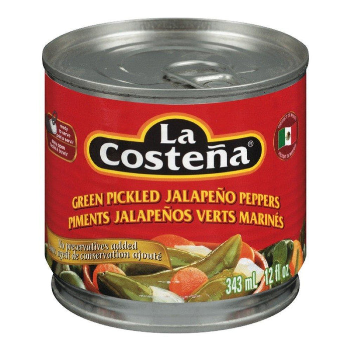 LA COSTENA PIMENTS JALAPENOS VERTS MARINÉS TRANCHÉS 330 ML