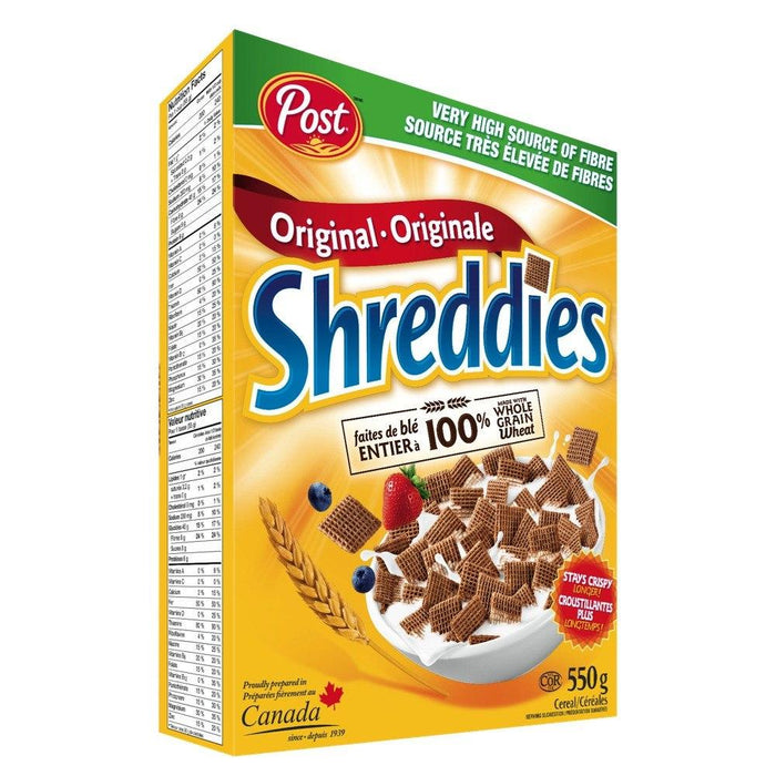 CÉRÉALES POST SHREDDIES 550 G