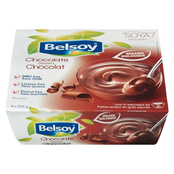 BELSOY DESSERT CHOCOLAT DE SOJA BIO 4 x 125 G