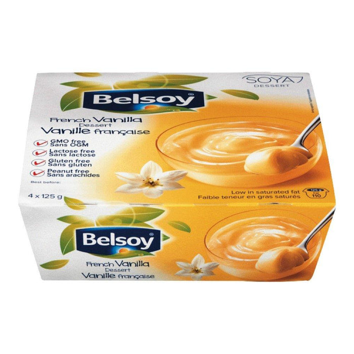 BELSOY DESSERT VANILLE FRANÇAISE SOJA 4 x 125 G