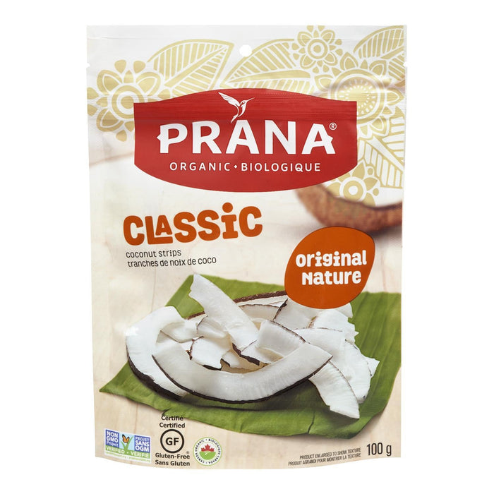 PRANA COCONUT STRIPS ORIGINAL ORGANIC 100 G