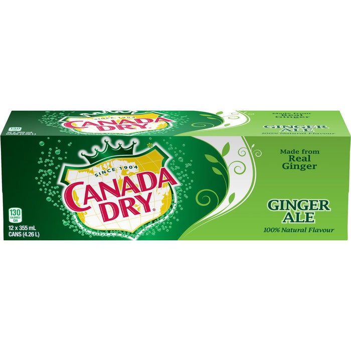 CANADA, DRY GINGER ALE, 12 x 355 ML