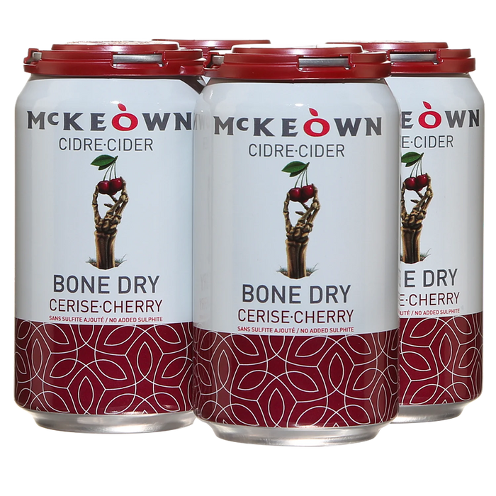 MCKEOWN BONE DRY CHERRY CIDER, 6%, 4X355 ML