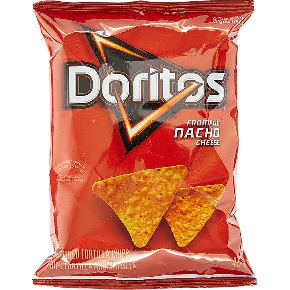 DORITOS, NACHO CHEESE CHIPS, 48 X 45 G