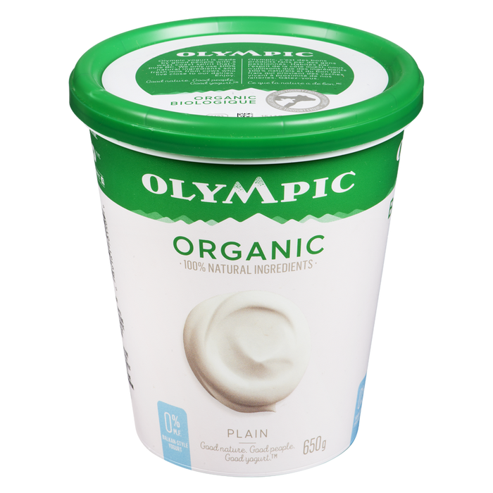 YAOURT OLYMPIQUE BIOLOGIQUE 0%MG NATURE 650 G