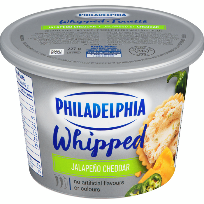 PHILADELPHIA CREAM CHEESE JALAPENO CHEDDAR 227 G