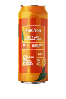 SHELTON SURE AUX MANDARINES BIERE 3.5% 473ML