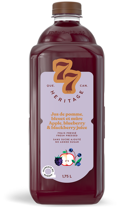 HERITAGE77 FRESH PRESSED APPLE BLUEBERRY BLACKBERRY  1L