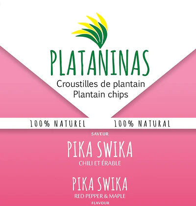 PLATANINAS CROUSTILLES DE PLANTAIN PIKA SWIKA 24*45G