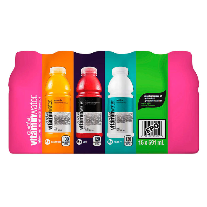 VITAMINWATER VARIETY PACK, 15 × 591 ML