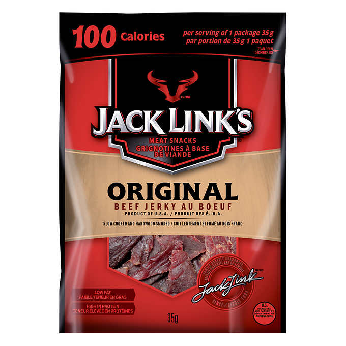 JACK LINK'S, JERKY DE BOEUF ORIGINAL, 12 × 35 G